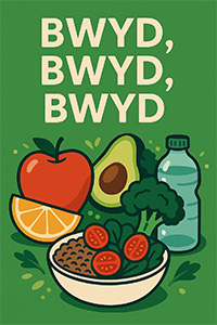 Clawr Llyfr Bwyd, Bwyd. Bwyd