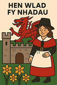 Clawr Llyfr Hen Wlad fy Nhadau