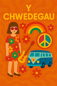 Clawr Llyfr Y Chwedegau