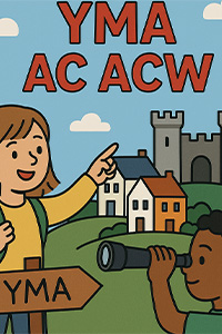 Yma ac Acw Book Cover